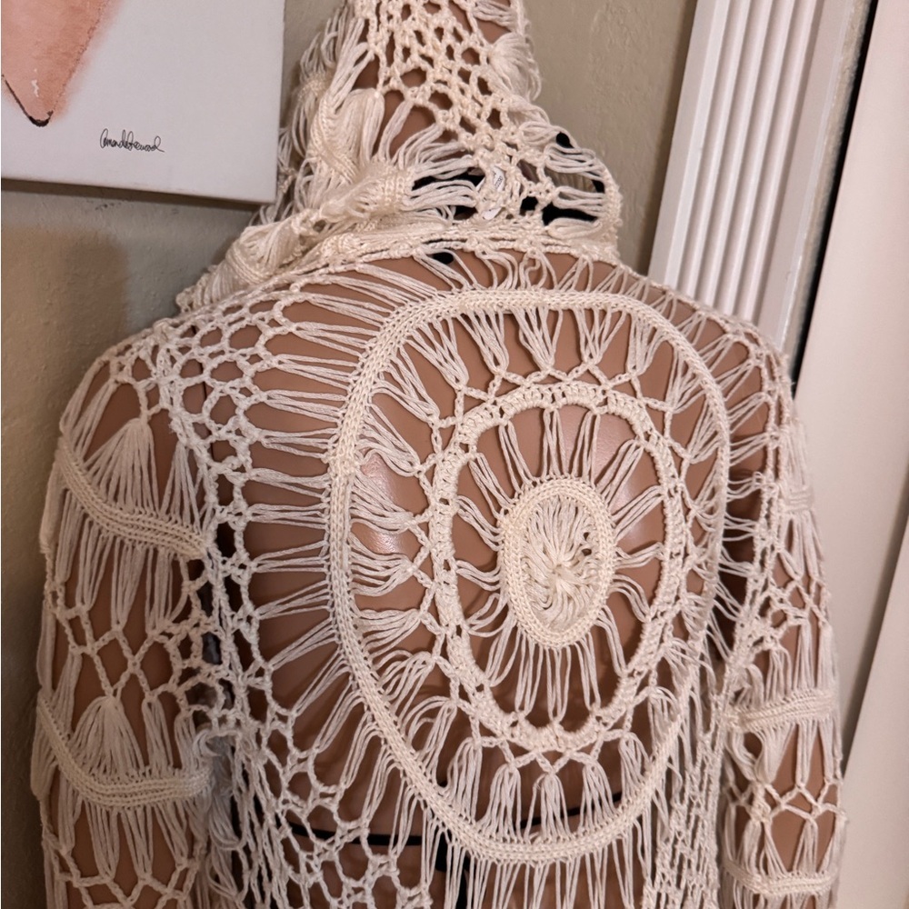 MESKITA CROCHET MINI HOODIE ONE SIZE - Picture 12 of 13